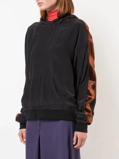 Shop Haider Ackermann Branded Jersey Sweater In Black