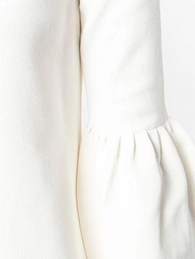 Shop Valentino Garavani Flared Dress In White