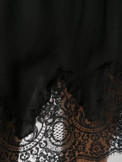 Shop Dolce & Gabbana Lace Skirt In Black