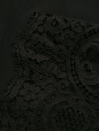 Shop Dolce & Gabbana Lace Skirt In Black