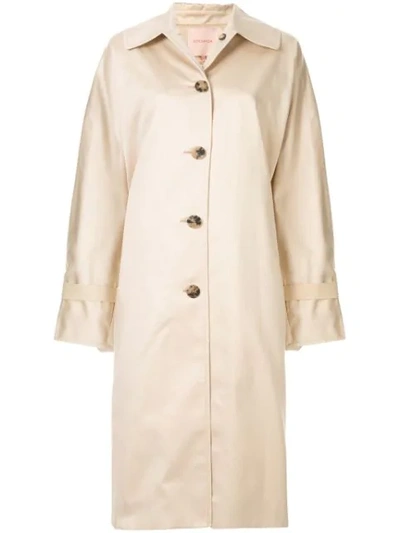 Shop Roksanda Over-sized Trench Coat In Biscotti