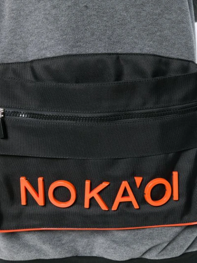 Shop No Ka'oi Pouch Sweatshirt In Grey