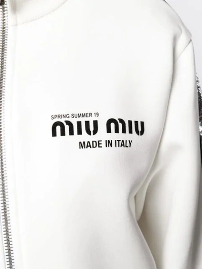 Shop Miu Miu Full In White