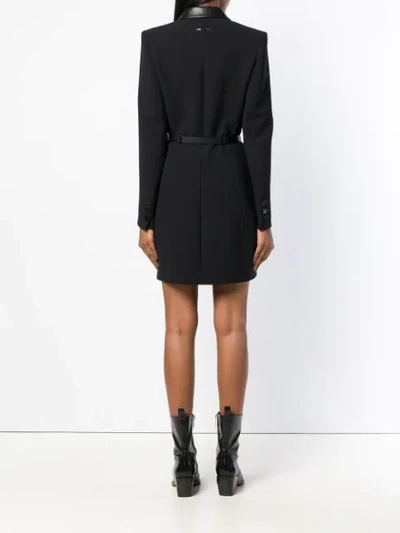Shop Barbara Bui Double Breasted Blazer Dress In Black