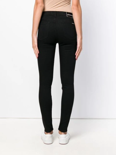 Shop Calvin Klein Jeans Est.1978 Calvin Klein Jeans Classic Slim Fit Trousers - Black