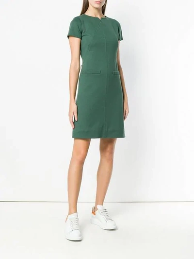 Shop Courrèges Flared Short Dress In Green