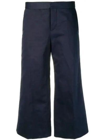 Shop Marni Cropped Straight In Blue