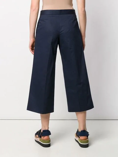 Shop Marni Cropped Straight In Blue