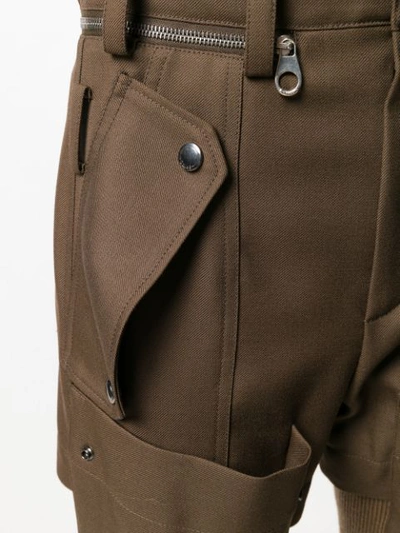 Chloé Cargo Leggings In Brown