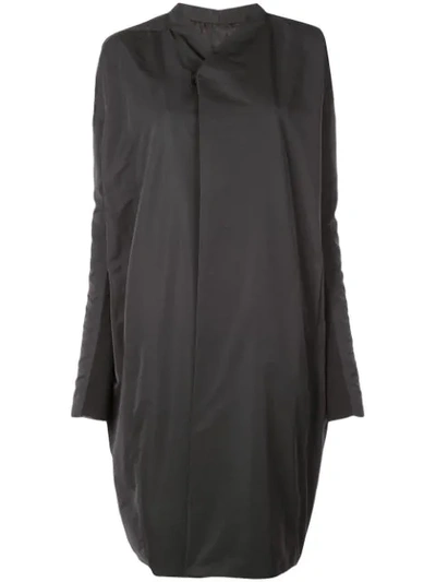 Shop Rick Owens Dagger Peacoat In Black