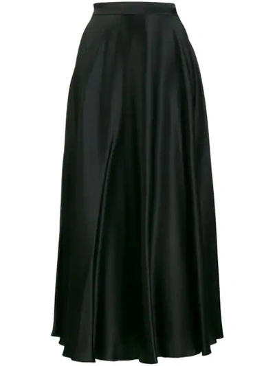 Shop Msgm Full Maxi Skirt In 99