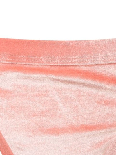 Shop Suboo Velvet Brazilian Briefs In Pink