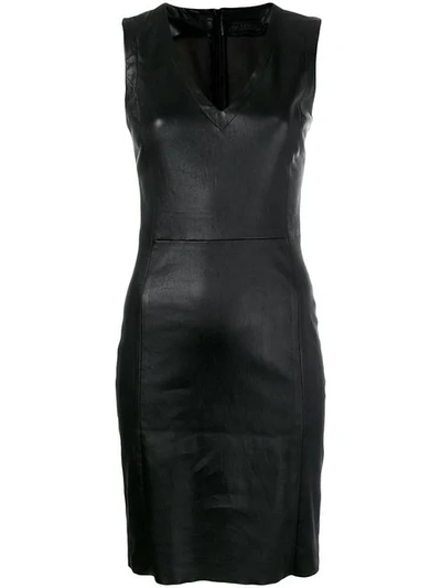 Shop Drome Fitted Mini Dress In Black
