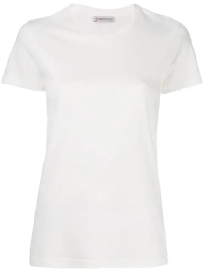 Shop Moncler Short-sleeved T-shirt In White