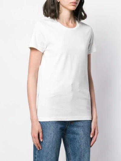 Shop Moncler Short-sleeved T-shirt In White