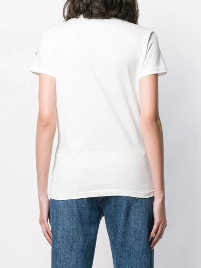 Shop Moncler Short-sleeved T-shirt In White