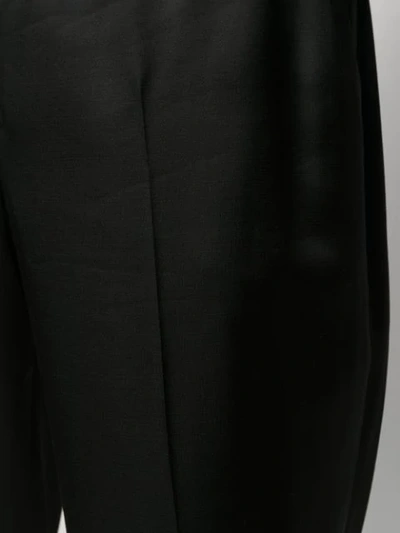 Pt01 Tapered Leg Trousers In Black