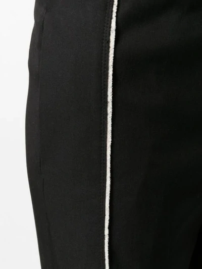 Shop Neil Barrett Straight Fit Trousers In Black