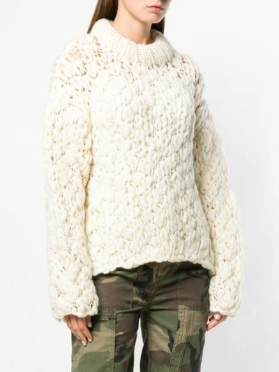 Shop Ambush Chunky Knit Sweater In White