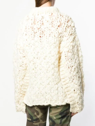 Shop Ambush Chunky Knit Sweater In White