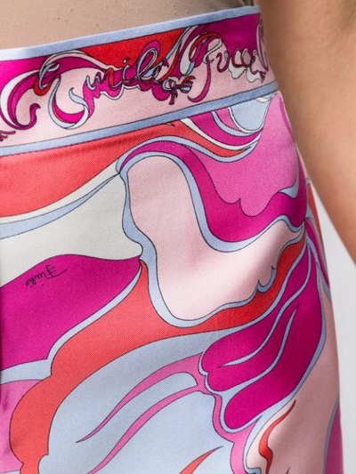 Shop Emilio Pucci Rivera Printed Shorts In Pink