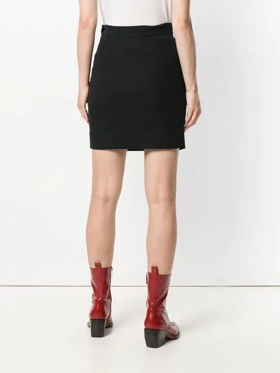 Shop Vivienne Westwood Anglomania Alcoholic Mini Skirt - Black