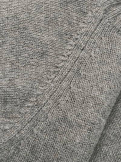 Shop Polo Ralph Lauren Pullover Mit Logo-stickerei In Grey