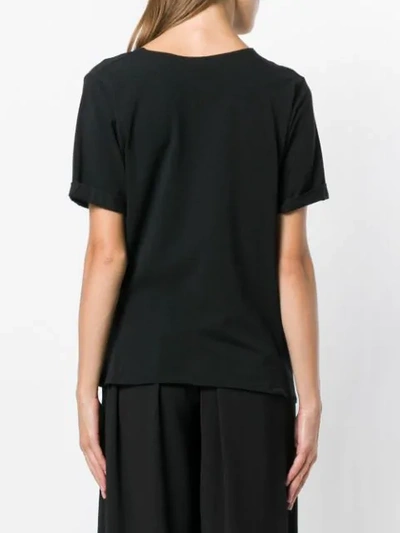 Shop Alchemy Draped T In Black