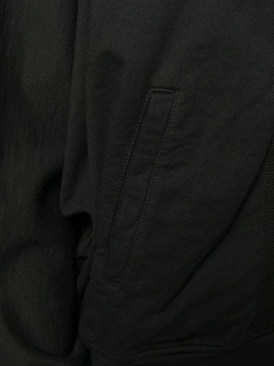 Shop Andrea Ya'aqov Hooded Jacket In Black