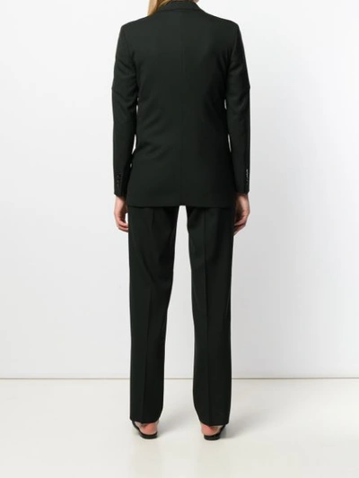 Shop Tagliatore Lisa Single Breasted Suit - Black
