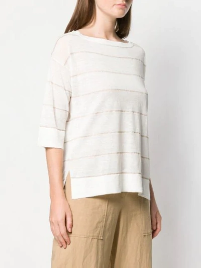 Shop Snobby Sheep Lighweight Knit Sweater - White