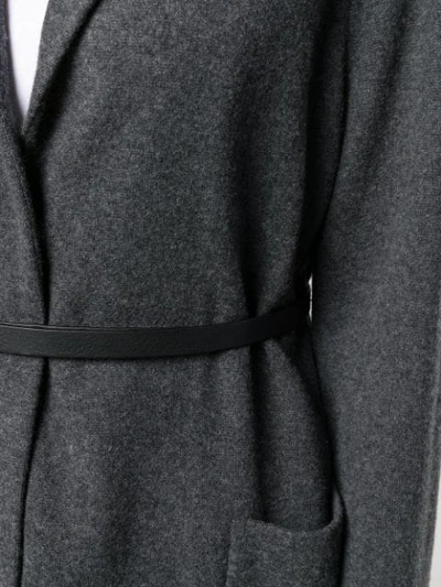 Shop Fabiana Filippi Cardi-coat - Grey