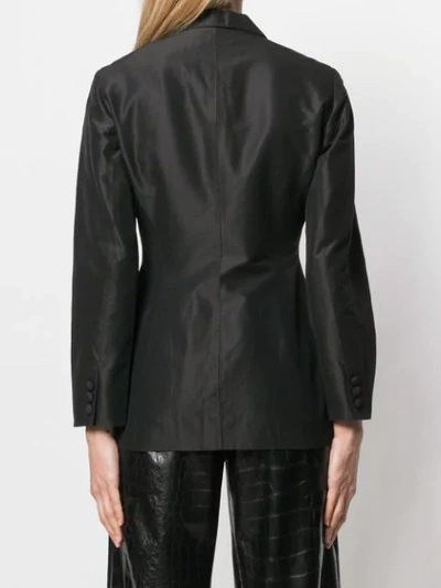 Pre-owned Jean Paul Gaultier Vintage 1991 Leaf Appliqué Jacket In Black