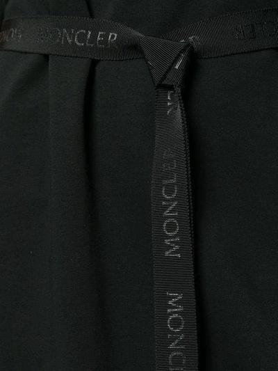 Shop Moncler Logo Band T In Black