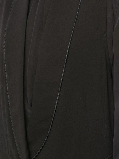 Shop Ann Demeulemeester Lace Panel Vest In Black