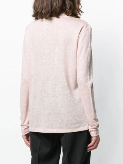 Shop Acne Studios Taline Long Sleeve T In Pink