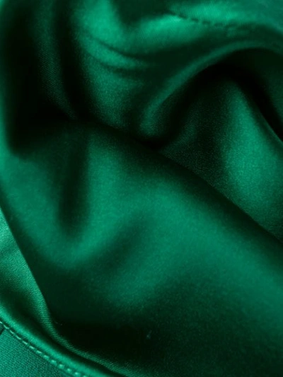 Shop Dolce & Gabbana Fitted Midi Dress In Green