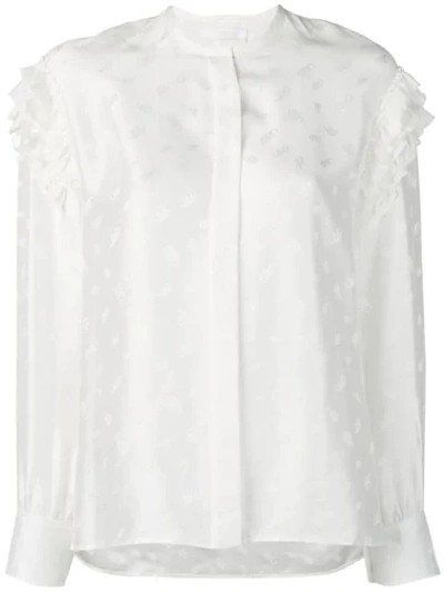 Shop Chloé Printed Shirt In White