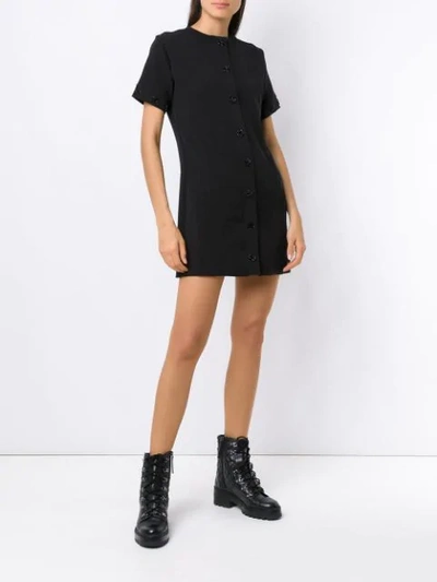 Shop Andrea Bogosian Shift Dress In Black