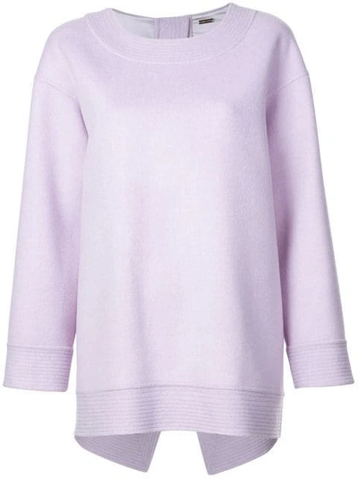 ADAM LIPPES 基本款毛衣 - 紫色