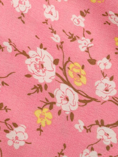 Shop Polo Ralph Lauren Floral Print Mini Skirt In Pink