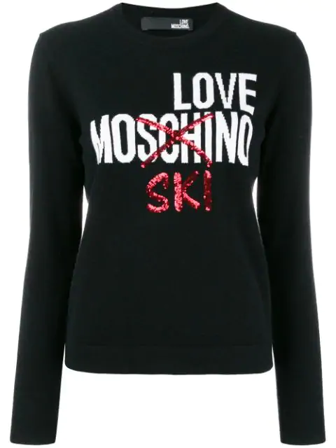 moschino jumper black