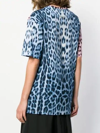 Shop Roberto Cavalli Leopard Print T-shirt In Pink