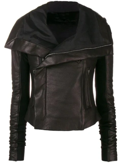 Shop Rick Owens Forever Biker Jacket - Black