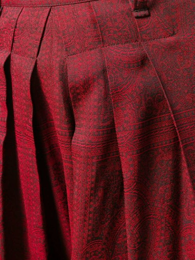 Pre-owned Yohji Yamamoto Vintage Y's Drop Crotch Trousers In Red