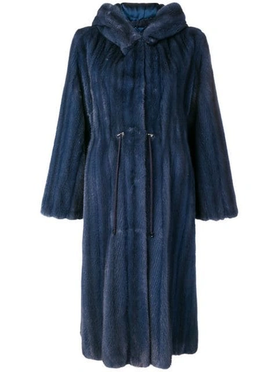 Shop Liska Dawson Coat In Blue
