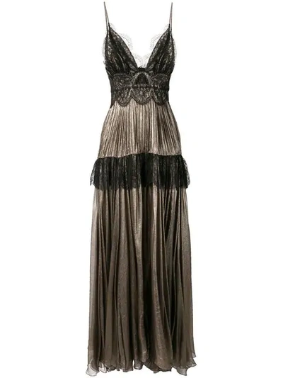 Shop Maria Lucia Hohan Hailee Dress In Brown