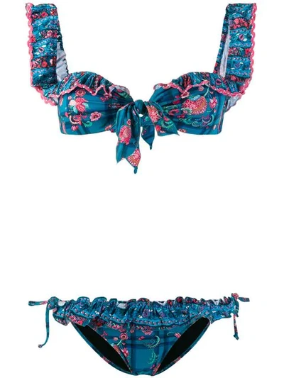 Shop Anjuna Folk Bikini - Blue