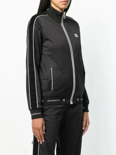 Shop Givenchy Logo Sports Jacket - Black