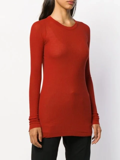 Shop Rick Owens Lightweight Jumper - Red